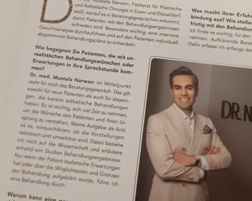 face and body Magazin, Beitrag Dr. Narwan 