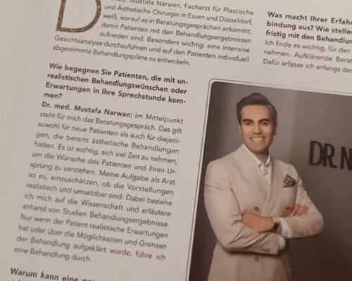 face and body Magazin, Beitrag Dr. Narwan