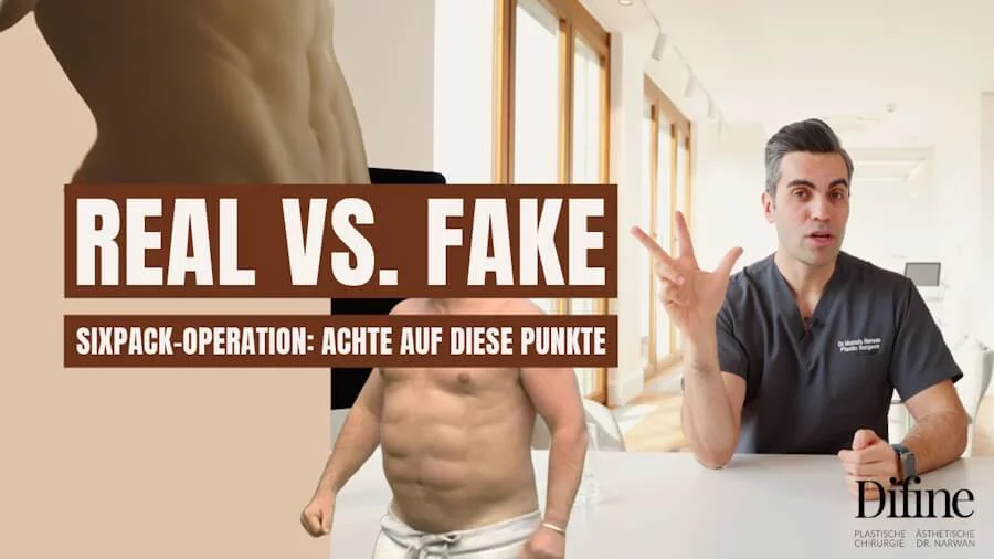 Sixpack-OP, Plastische Chirurgie Essen, Schönheitschirurgie Difine, Dr. Mustafa Narwan