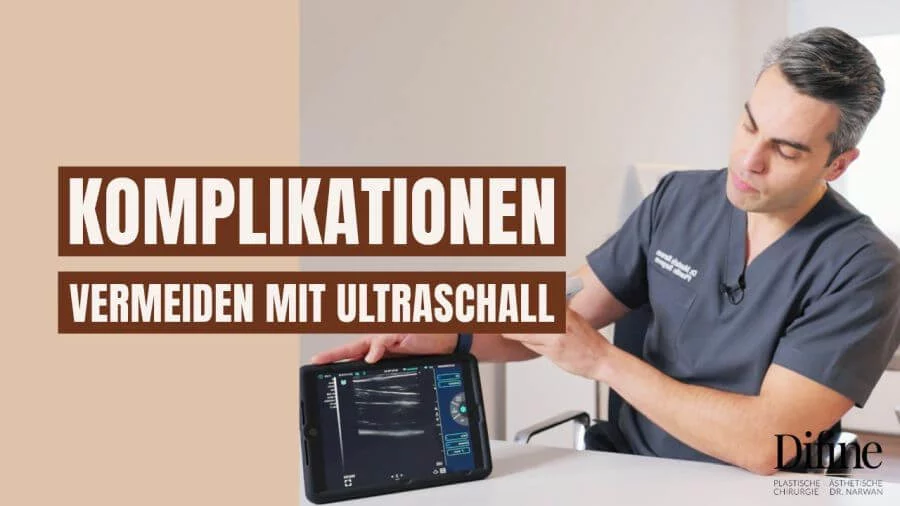 Komplikationen verhindern mit Ultraschall, Plastische Chirurgie Essen, Schönheitschirurgie Difine, Dr. Mustafa Narwan